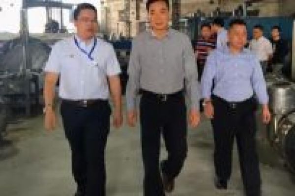 县委副书记、县长韩新锋到我司调研指导工作