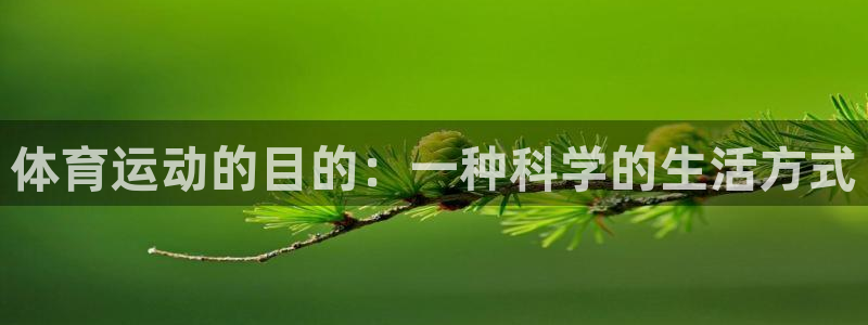 沐鸣2：体育运动的目的：一种科学的生活方式