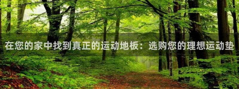 沐鸣平台登录入口：在您的家中找到真正的运动地板：选购您的理想运动垫