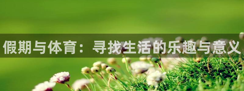 沐鸣凯捷平台注册链接：假期与体育：寻找生活的乐趣与意义